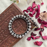 Vriksham Vintage  Oxidized Seed Pod Kada Bnagle-S1061